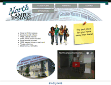 Tablet Screenshot of northcampustownhomes.com